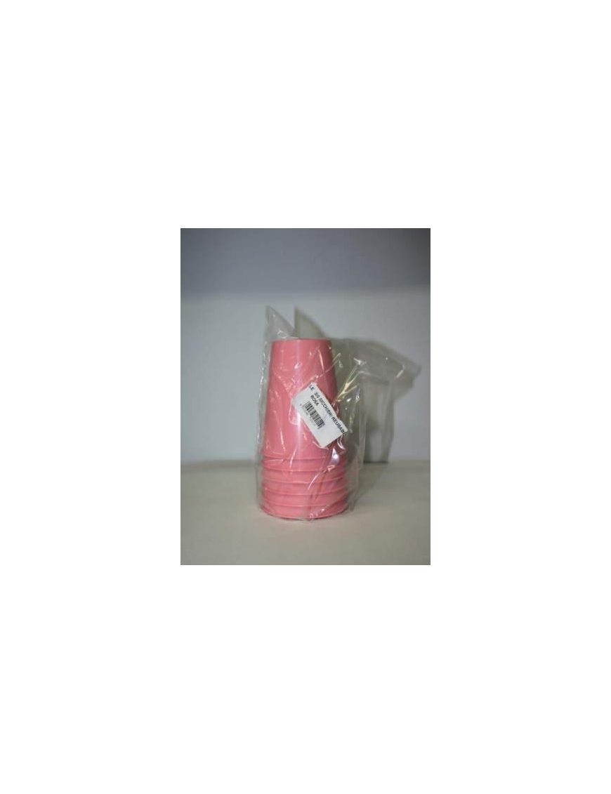 L.COLOR ROSA BICCHIERI 6pz RIUSO