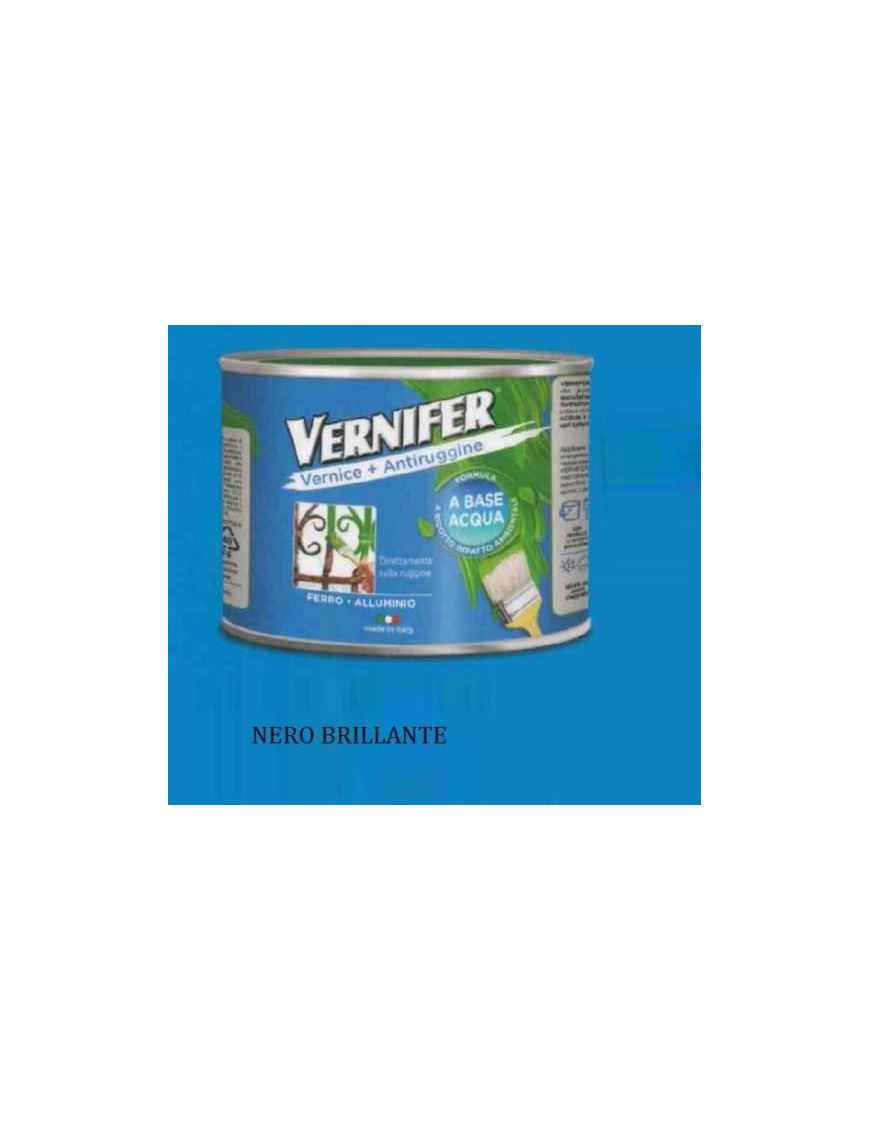 VERNIFER VERNICE ACQUA 500ml NERO BRIL$$