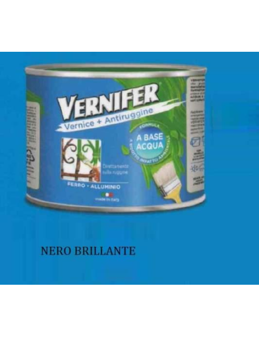 VERNIFER VERNICE ACQUA 500ml NERO BRIL$$