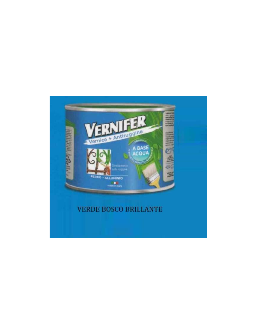 VERNIFER VERNICE ACQUA 500ml VERDE BOS$$
