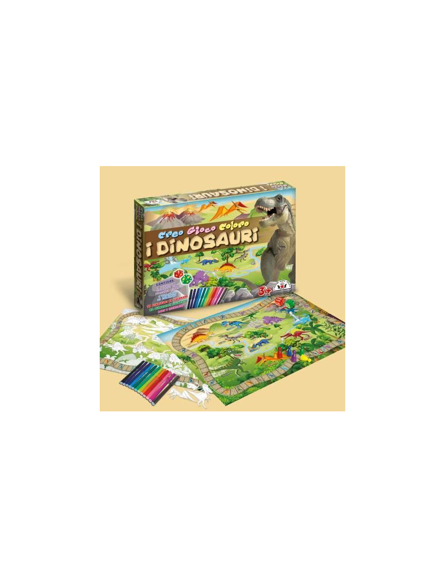 GIOCO CREO GIOCO COLORO I DINOSAURI