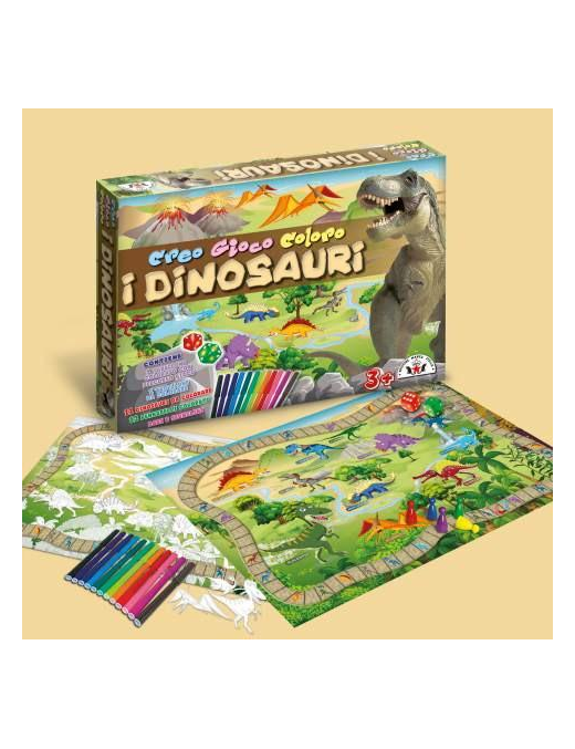 GIOCO CREO GIOCO COLORO I DINOSAURI