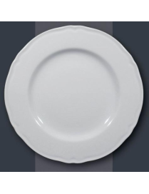 PRAGA PIATTO PIANO 26cm BIANCO