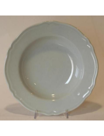 PRAGUE DEEP PLATE 23cm WHITE