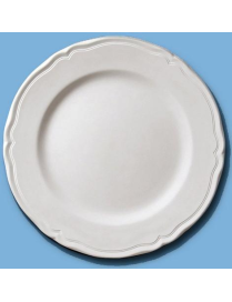 PRAGUE ROUND PLATE 31cm WHITE
