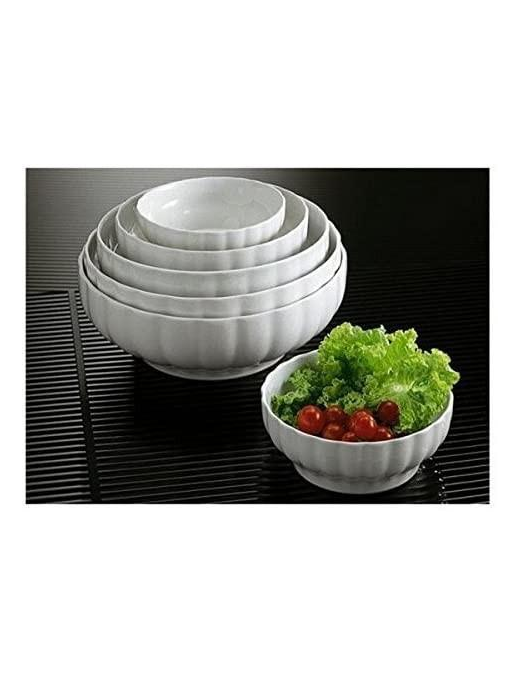 NAPOLI INSALATIERA COSTOLATA 23cm BIANCO