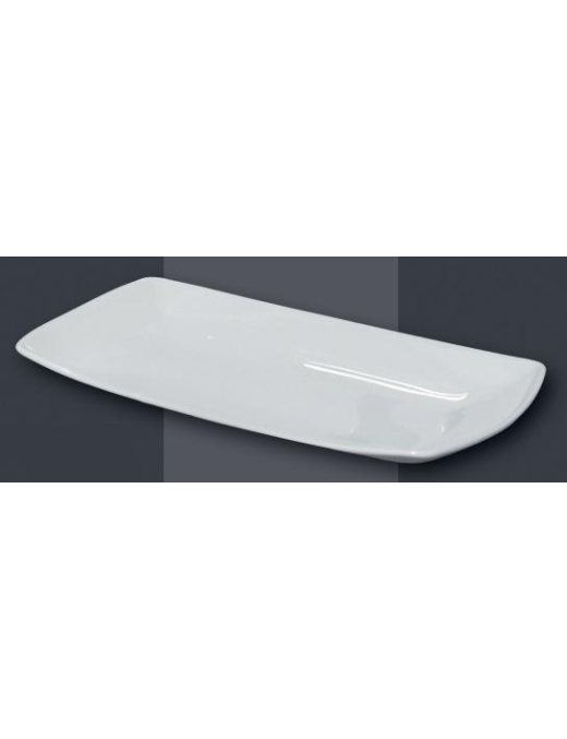 TOKIO PIATTO RETTANGOLAREANGOLARE 30x18cm BIANCO
