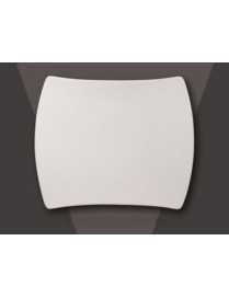 TOKIO SHAPED PLATE 30x25cm WHITE