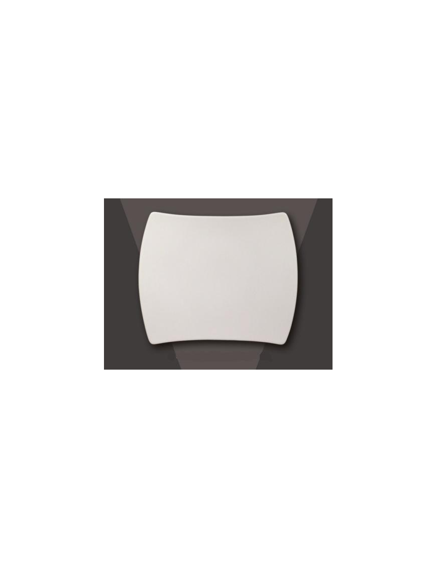 TOKIO SHAPED PLATE 30x25cm WHITE