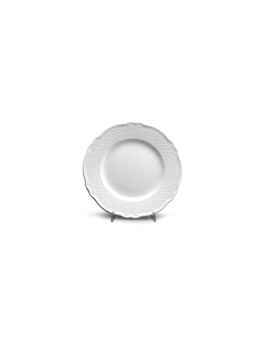 MALAGA PIATTO PIANO 26cm BIANCO