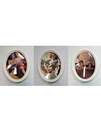 QUADRO CORNICE OVALE PICCOLO ANGELI