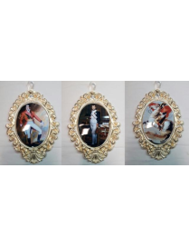 QUADRO BAROCCO OVALE PICCOLO RE