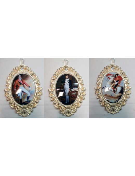 QUADRO BAROCCO OVALE PICCOLO RE