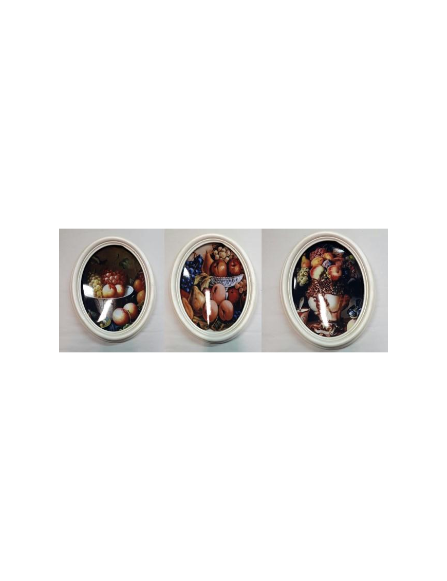 PICTURE FRAME OVAL LARGE FRUIT