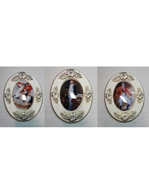 LARGE OVAL FLOWER FRAMEWORK KING