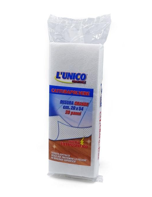 LINEA UNICO CATTURAPOLVERE 20x54 CENTIMETRI 20 PEZZI