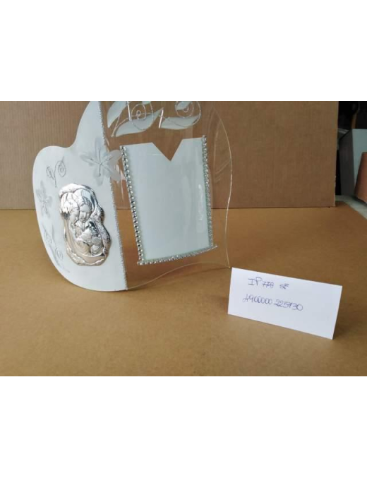 RHINESTONE PHOTO FRAME HOLY FAMILY 11x7 CENTIMETERS