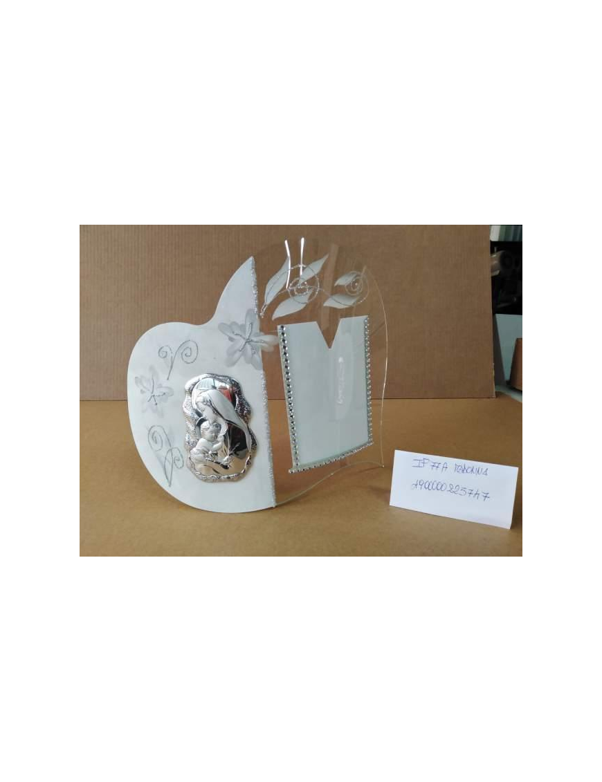 PORTAFOTO STRASS MADONNA 11x7 CENTIMETRI