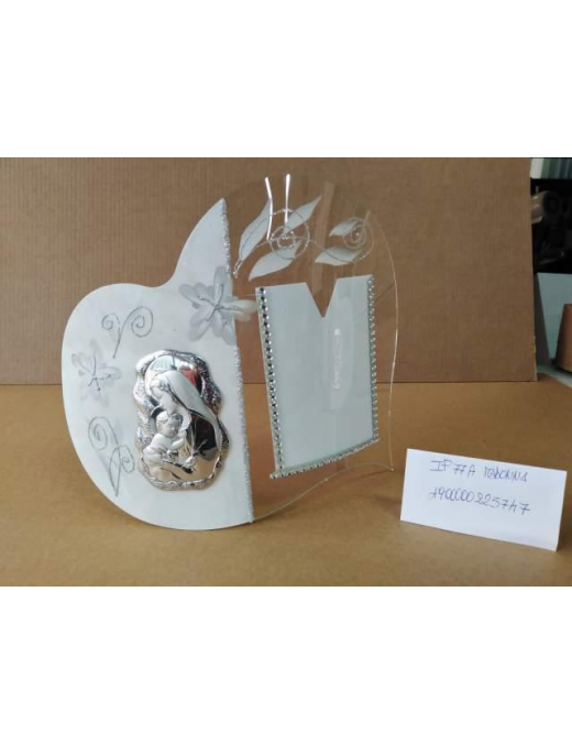 PORTAFOTO STRASS MADONNA 11x7 CENTIMETRI