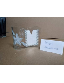 RHINESTONE PHOTO FRAME 13x17 CENTIMETERS CURVED