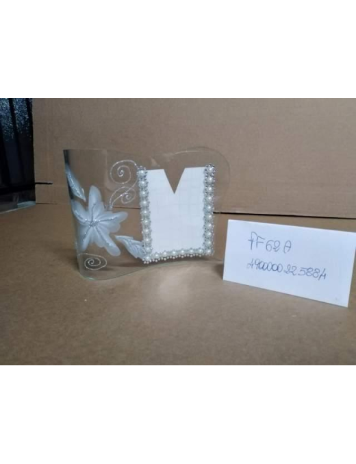 RHINESTONE PHOTO FRAME 13x17 CENTIMETERS CURVED
