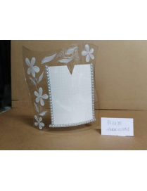 RHINESTONE PHOTO FRAME 33.5x28 CENTIMETERS WAVE