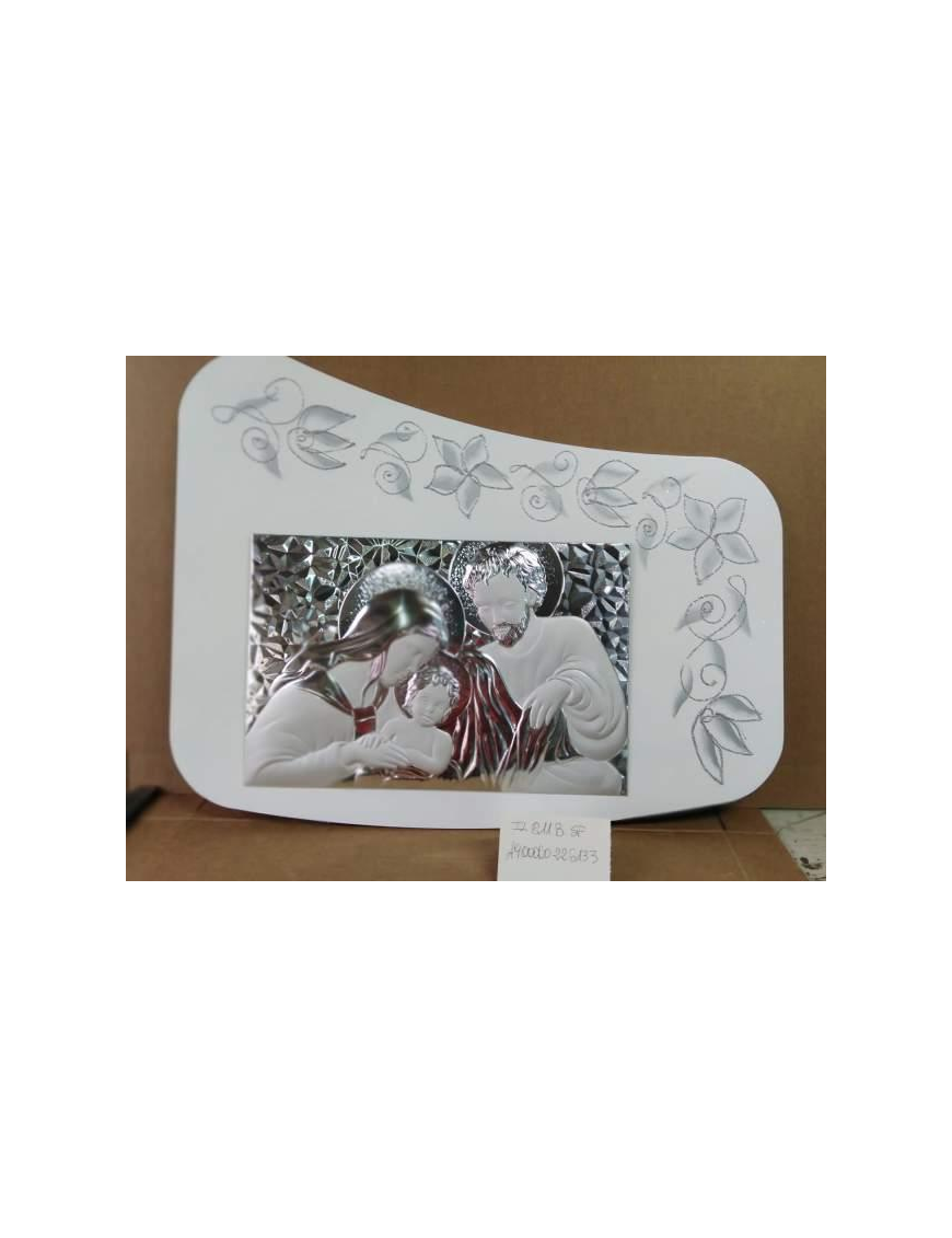 ICONA LEGNO 60x80 CENTIMETRI SACRA FAMIGLIA