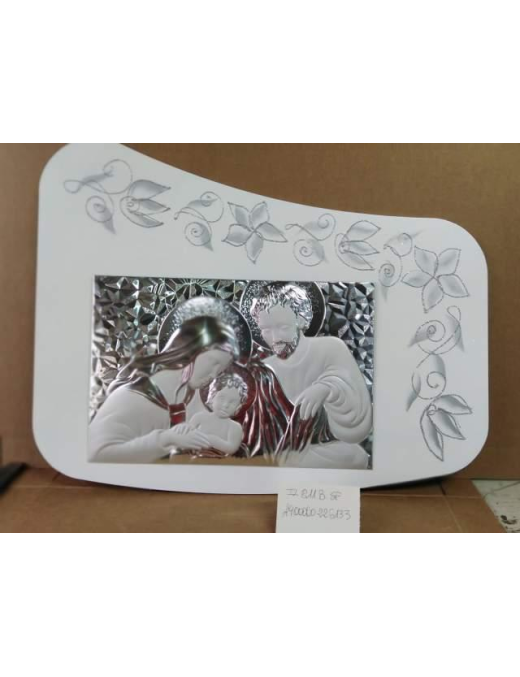 ICONA LEGNO 60x80 CENTIMETRI SACRA FAMIGLIA