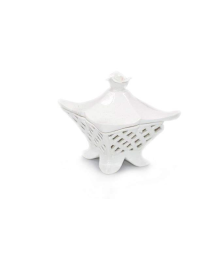 L.BLANCHE SCATOLA QUADRA C/COP 12cm $$