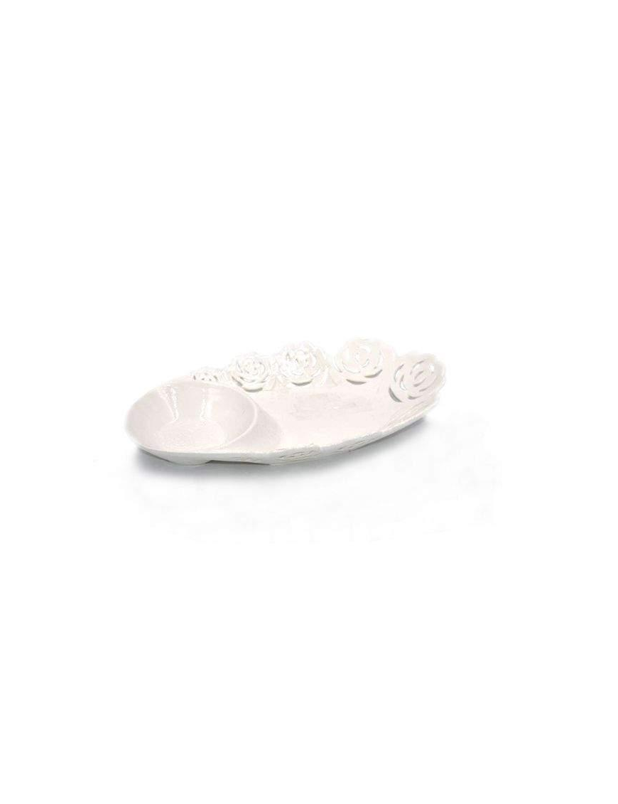 L.BLANCHE PIATTO OVALE 34x20cm F180727$$