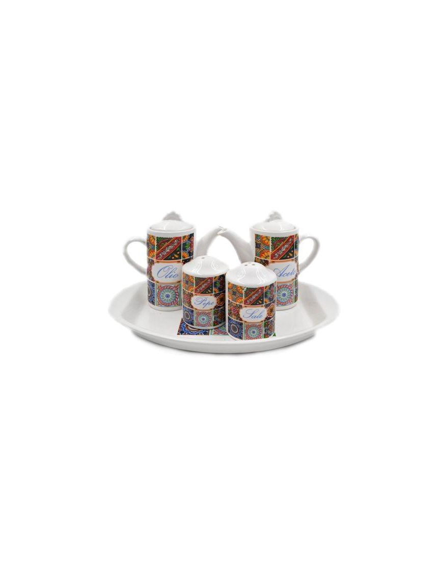 L.SICILY22 MENAGE 5pz 82182$$