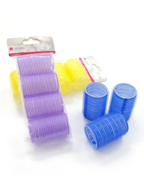 PLASTIC CURLERS THIRD SIZE 4 PIECES