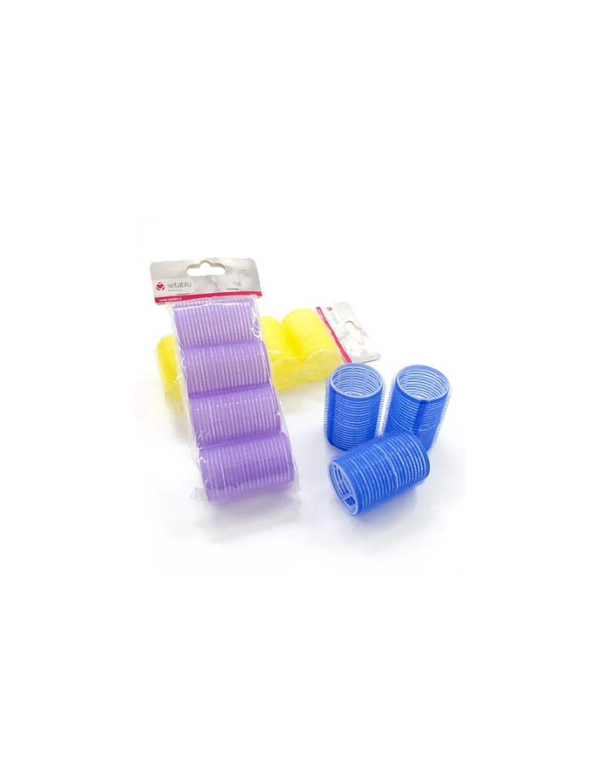 PLASTIC CURLERS THIRD SIZE 4 PIECES