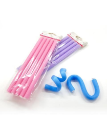 LONG HAIR CURLERS 5 PIECES ASSORTED