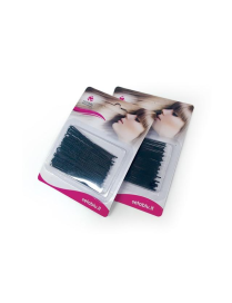 BROWN WAVY HAIRPINS 7 CENTIMETERS 24 PIECES