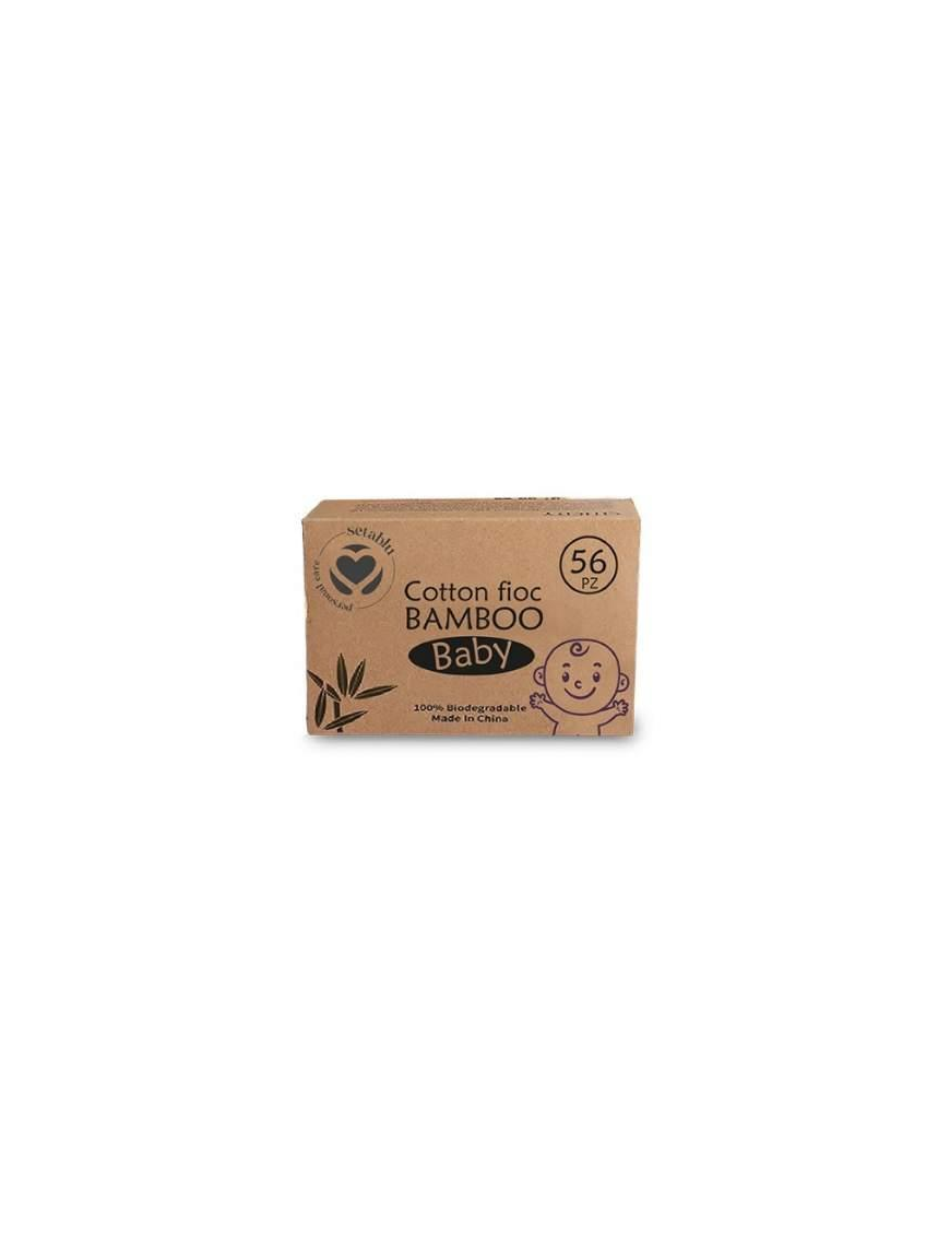 BAMBOO COTTON BUDS BABY 56 PIECES