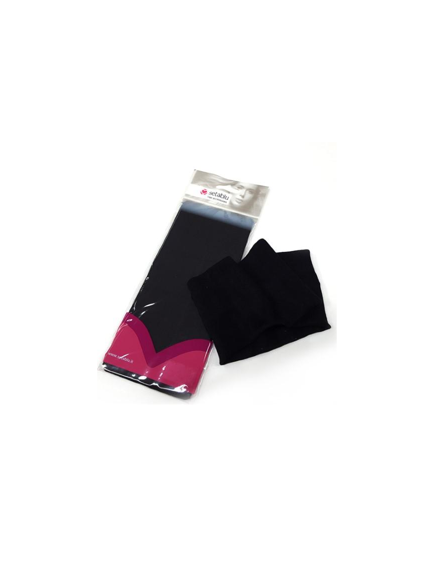 BLACK COTTON HAIR BAND 9 CENTIMETERS