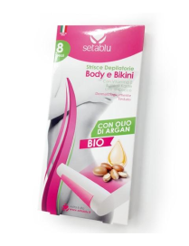 HAIR REMOVAL LINE BIKINI HAIR REMOVAL STRIPS 8 PIECES