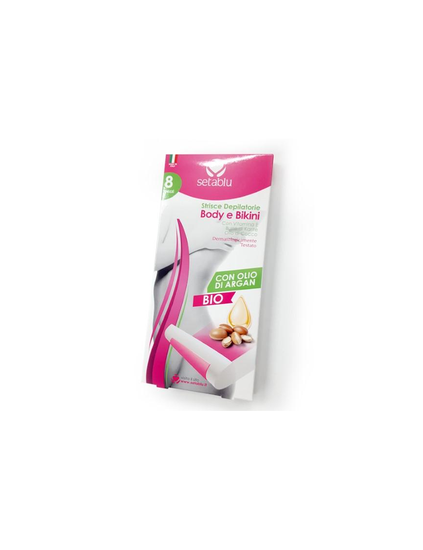 LINEA DEPILAZIONE STRISCE DEPILATORIE BIKINI 8 PEZZI