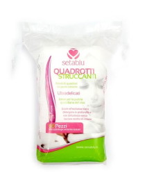 DISCHETTI STRUCCANTI QUADRI 50 PEZZI