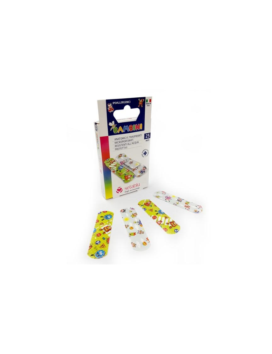 LINEA MEDICAZIONI CEROTTI BAMBINI 25 PEZZI