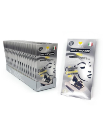 LINEA DEPILAZIONE STRISCE DEPILATORIE CARBONE VISO 12 PEZZI