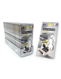 LINEA DEPILAZIONE STRISCE DEPILATORIE CARBONE BIKINI 8 PEZZI
