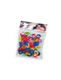 MINI HAIR RUBBIES 50 PIECES COLINEA ASSORTED