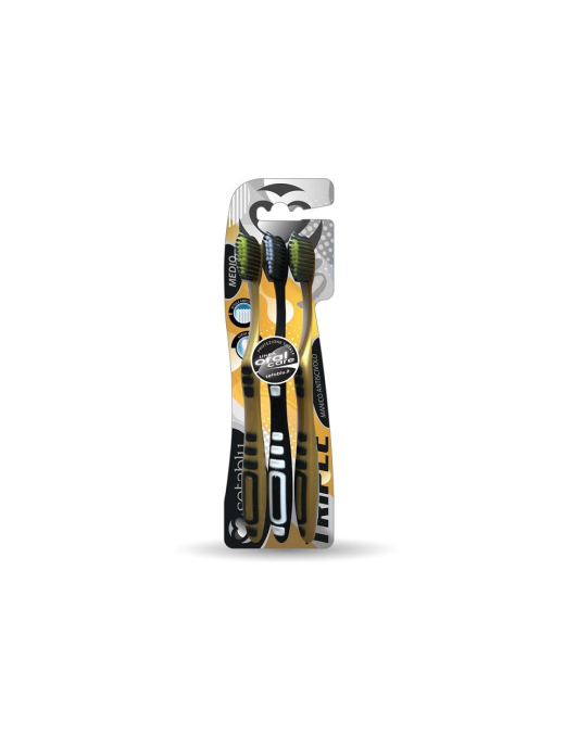 TOOTHBRUSH 3 PIECES MEDIUM