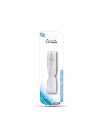 LINEA CUCITO CERNIERA 20 CENTIMETRI INVISIBILE BIANCA