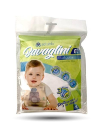 BAVAGLINI MONOUSO BABY 10 PEZZI