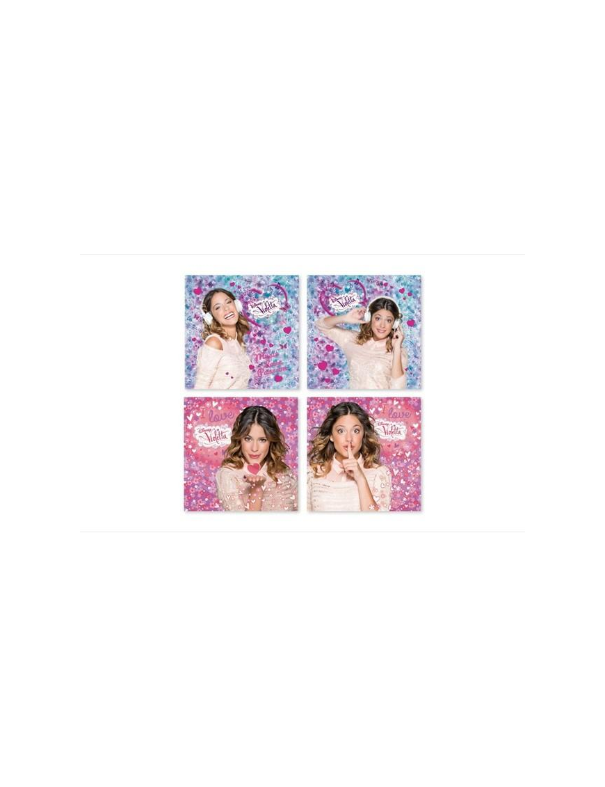 VIOLETTA QUADRO 4ASS. 40x40cm 30901$$