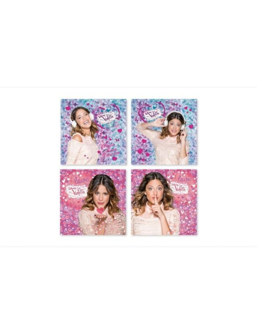 VIOLETTA QUADRO 4ASS. 40x40cm 30901$$