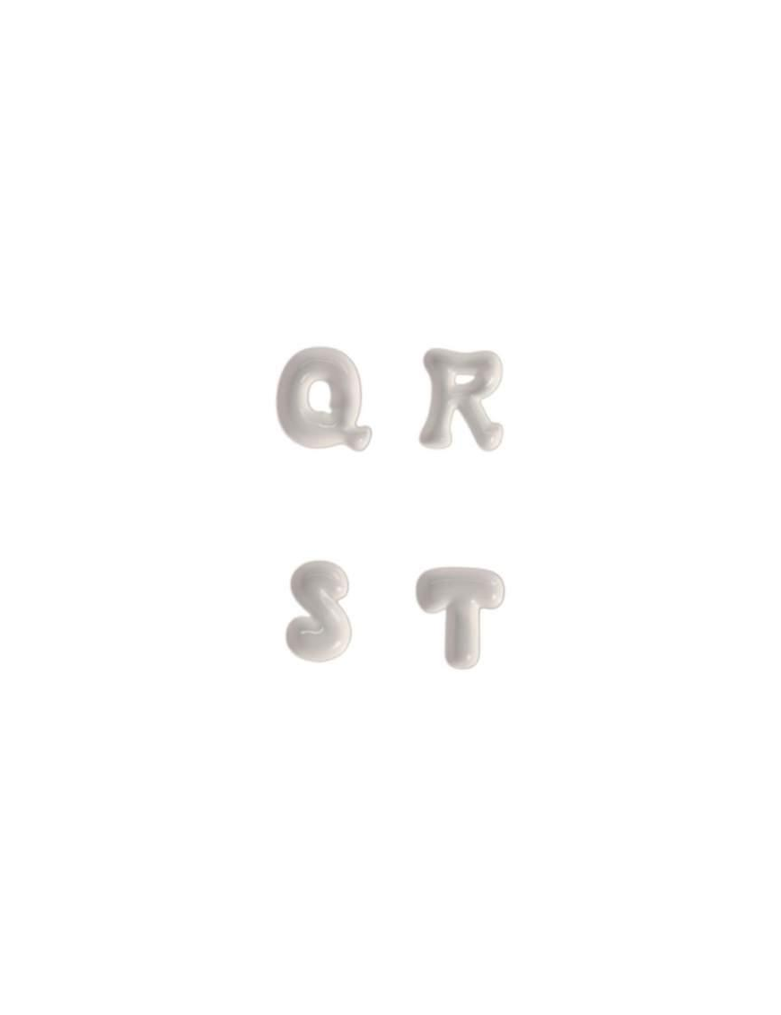 CIOTOLA LETTERA QRST 18x16 CENTIMETRI